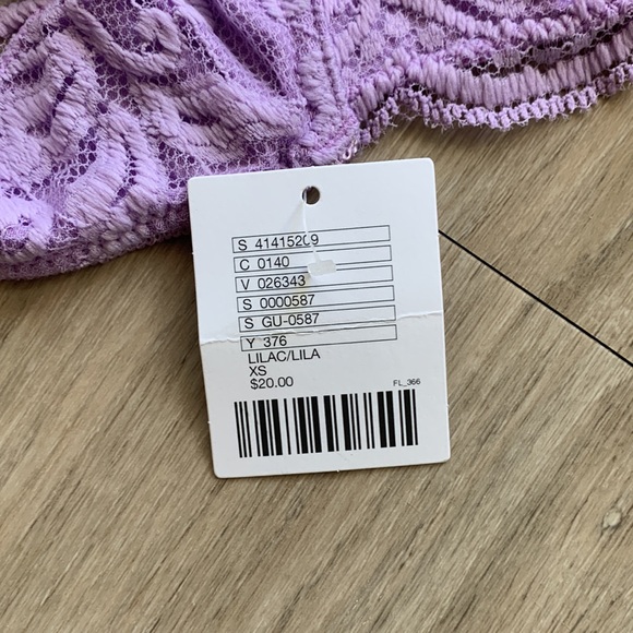 Lilac “Out From Under” Lace Halter Bra (NWT) - Picture 4 of 4